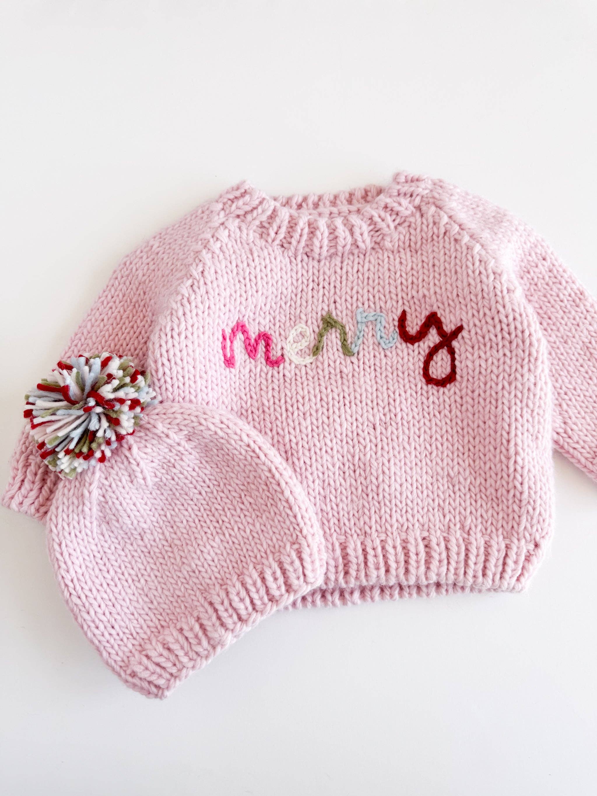 Merry Baby Sweater Christmas Holiday Apparel Clothes Gift