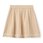 Copenhagen Colors Knitted Tennis Skirt in Beige Comb, alternate view