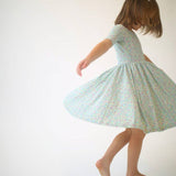 Short Sleeve Twirl Dress