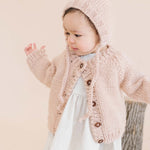 Classic Cardigan, Blush Baby Kid Valentine's Sweater Winter: 6-12 mths