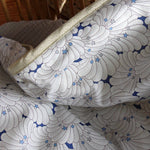 Baby blanket Liberty® fabric and fleece: Côme