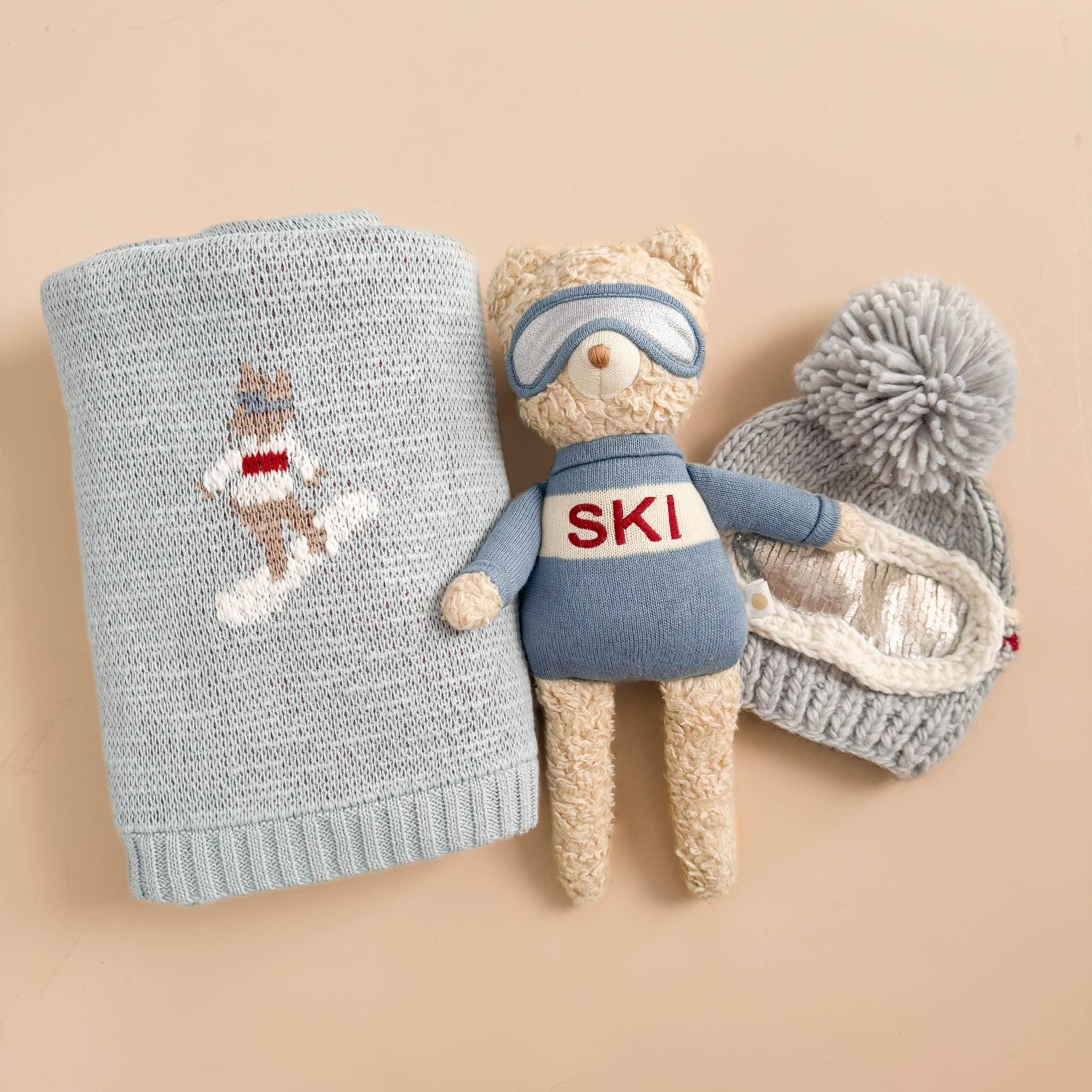 Blanket Ski Cotton Kids Baby Decor Snowboard Winter: Immediate
