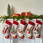 Nostalgic Ornaments Embroidered Stocking