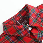 Red and Green Tartan Boy Dress Shirt