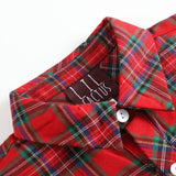 Red and Green Tartan Boy Dress Shirt