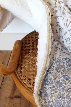 Baby blanket Liberty® fabric and fleece: GUS