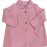 Round Yoke Coat - Rose