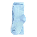 Little Stocking Co. Bluebell Cable Knit Tights, view 2