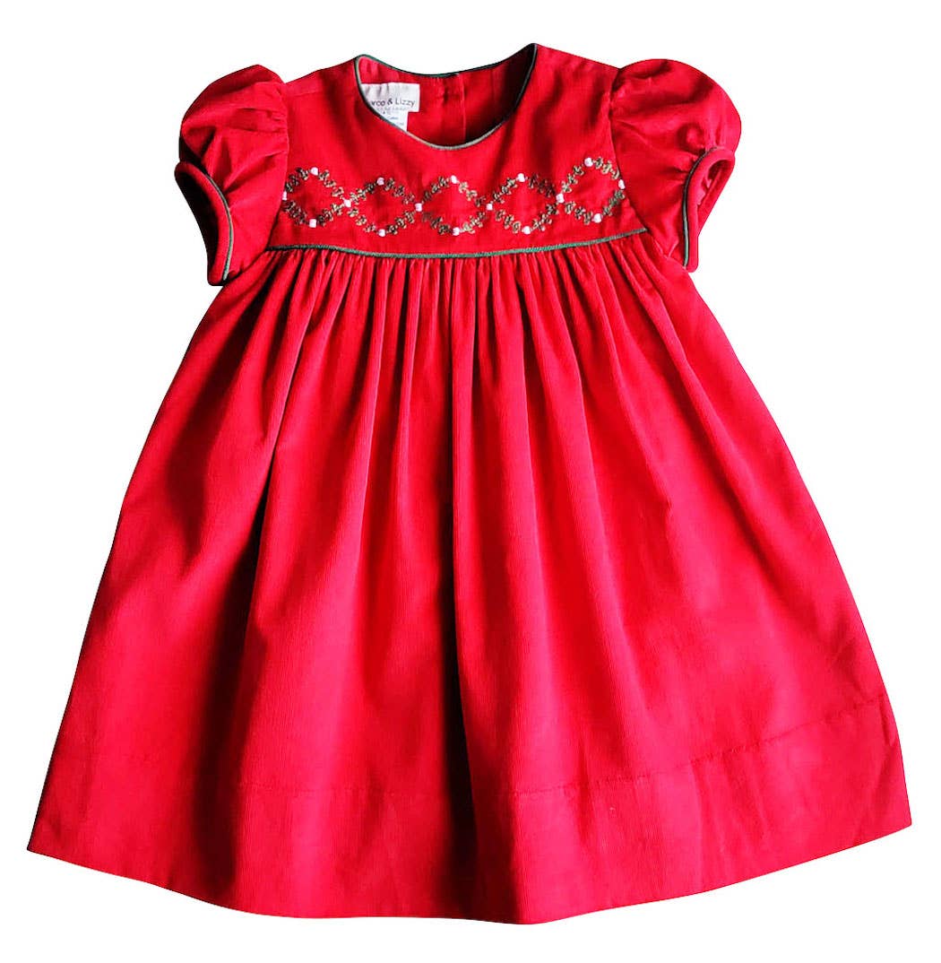 Christmas Time Girl's Red Float Dress
