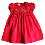 Christmas Time Girl's Red Float Dress