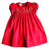 Christmas Time Girl's Red Float Dress
