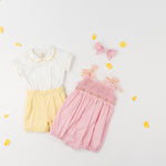 Kidiwi Barnabé Baby Boy Set - Yellow Cotton Linen