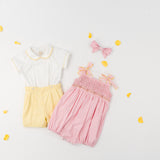 Kidiwi Barnabé Baby Boy Set - Yellow Cotton Linen