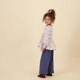 Dolores Blouse and Camilla Pants set, worn