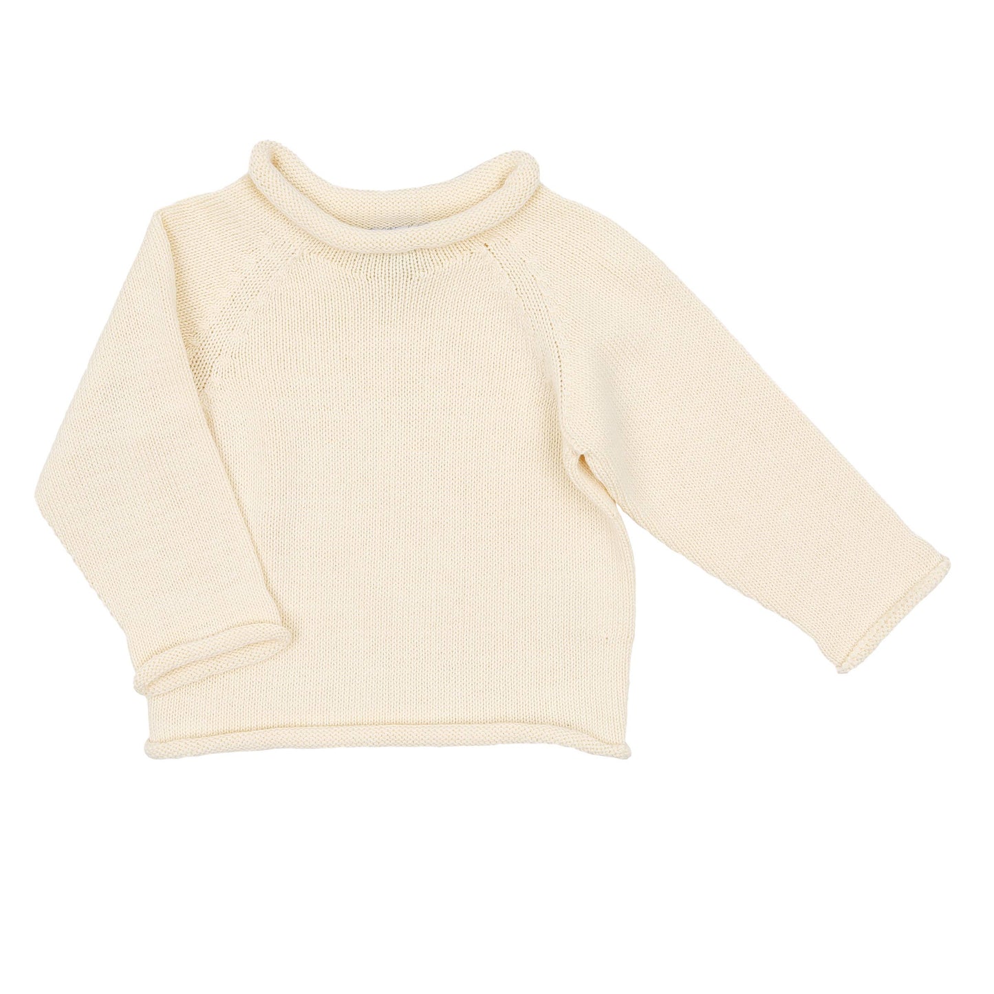 Essentials Knits Ivory Raglan Sweater - 100% Pima Cotton, Baby Apparel by Magnolia Baby