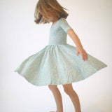 Short Sleeve Twirl Dress