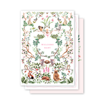 Woodland Pink Milestone Cards: Baby Milestone Cards - Set of 15