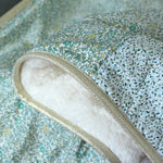 Baby blanket Liberty® fabric and fleece: Jenny