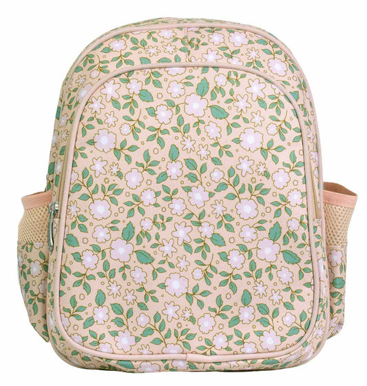 Kids backpack insulated front compartment: Blossoms-pink