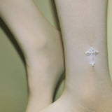 First Communion Tights: Add Swarovski Crystal / Small (6-8)