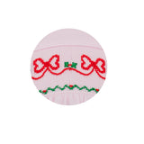 Petit Bebe Red Bows pink knit dress alternate view