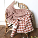 Baby blanket Liberty® fabric and fleece: Jenny