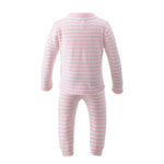 Pink Striped Knitted Set