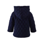 Navy Quilted Jacket