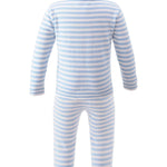 Blue Striped Knitted Set