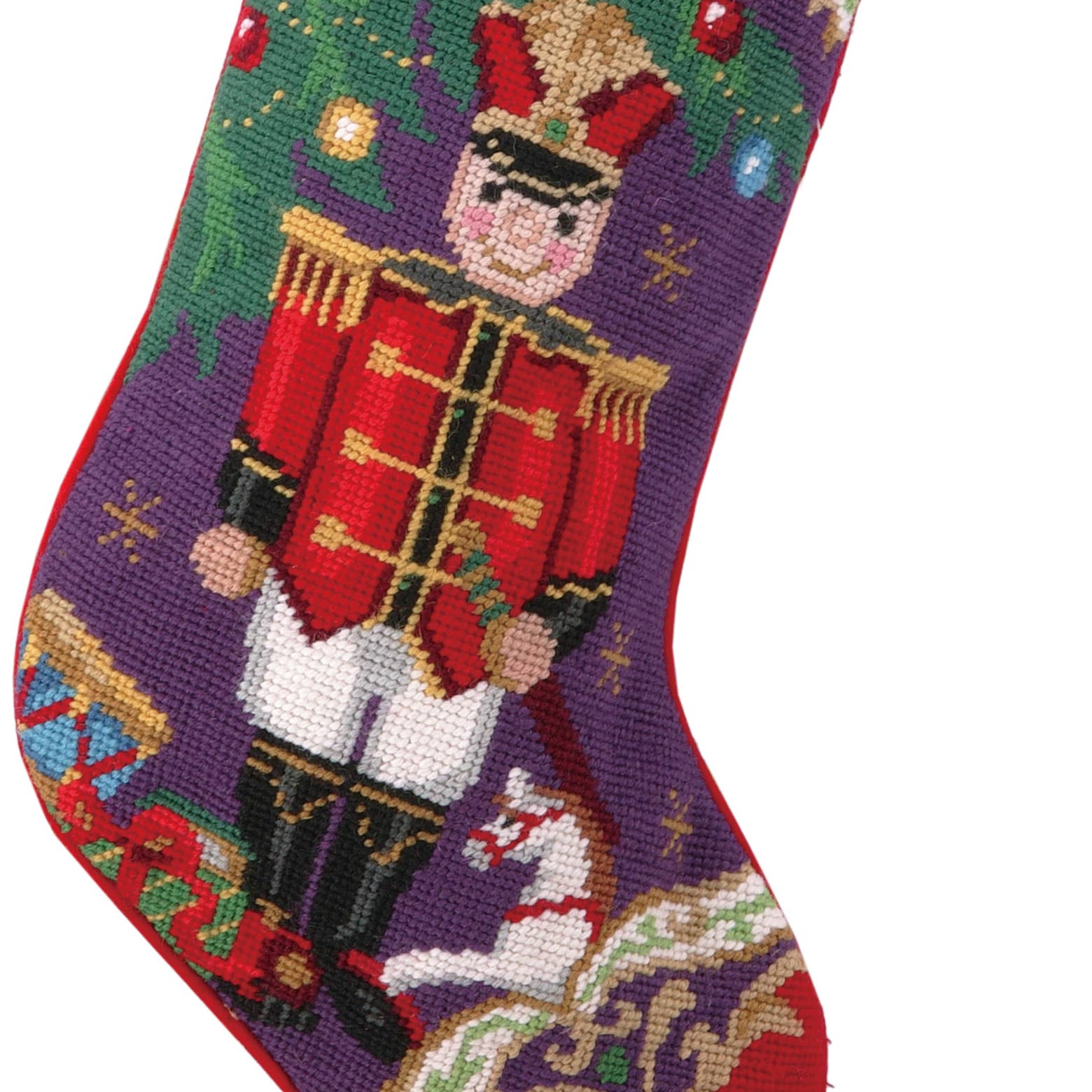 Christmas Soldier Needlepoint Stocking