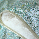 Baby blanket Liberty® fabric and fleece: Andréa
