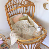 Baby blanket Liberty® fabric and fleece: GUS