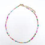 Rainbow Sprinkles - Seed Bead Necklace
