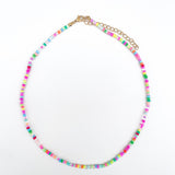 Rainbow Sprinkles - Seed Bead Necklace