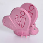 Butterfly Natural Rubber Teether, Rattle & Bath Toy