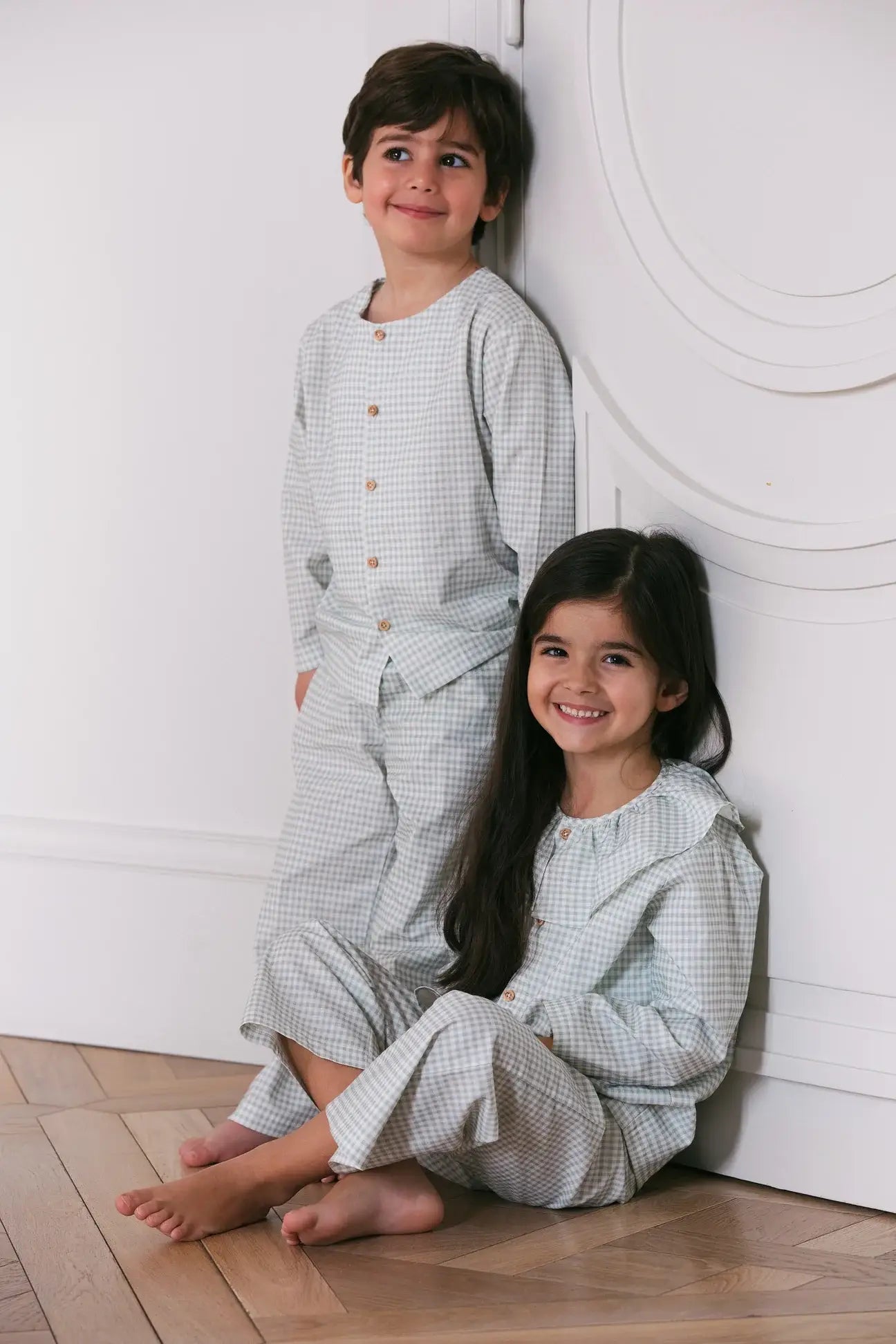 Pyjamas Vichy Green