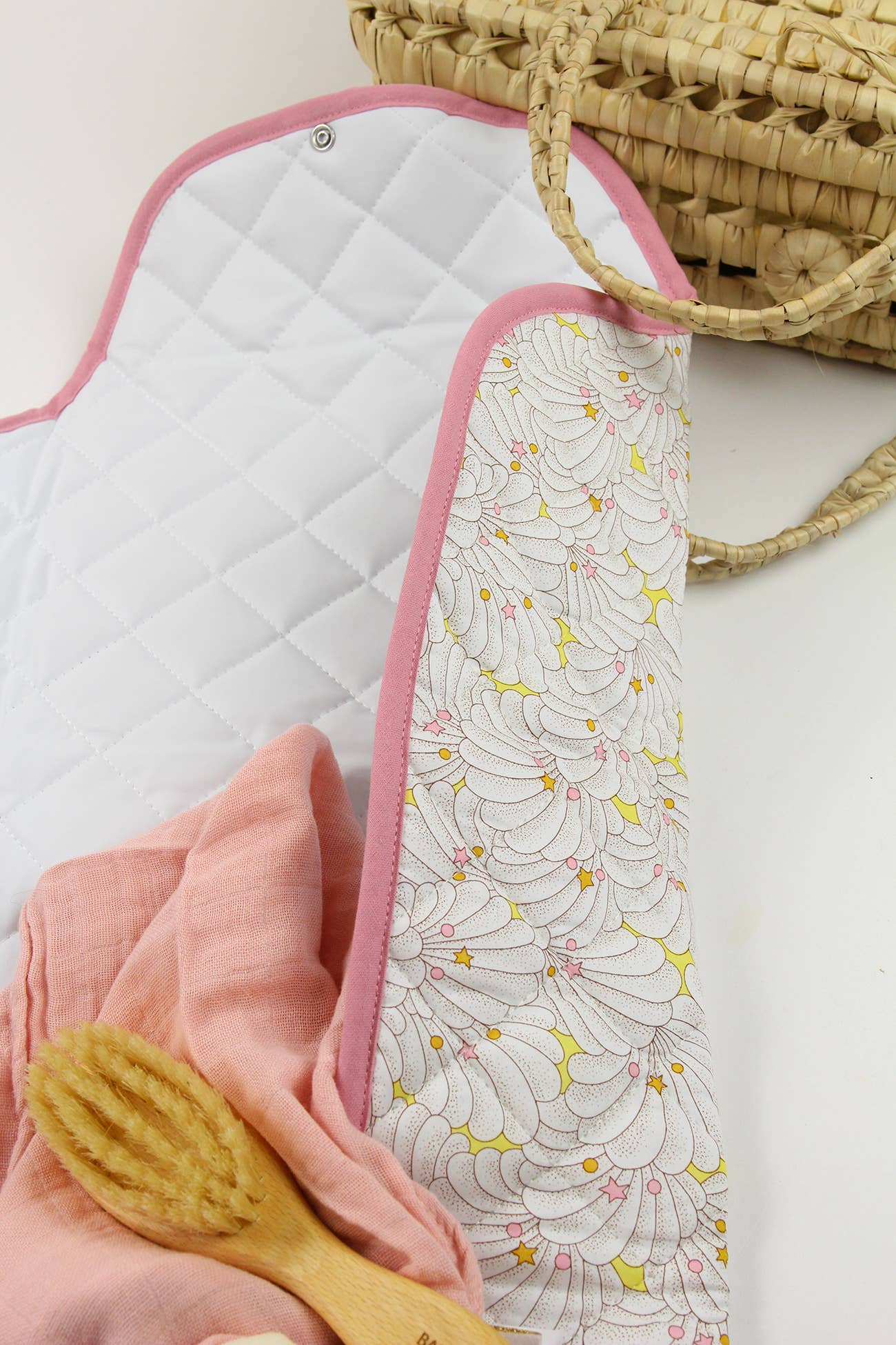 Liberty® fabric and PVC baby changing mat: Lison