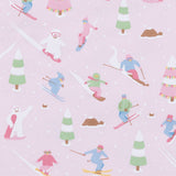 Ski Buddies Pink Zipper Footie