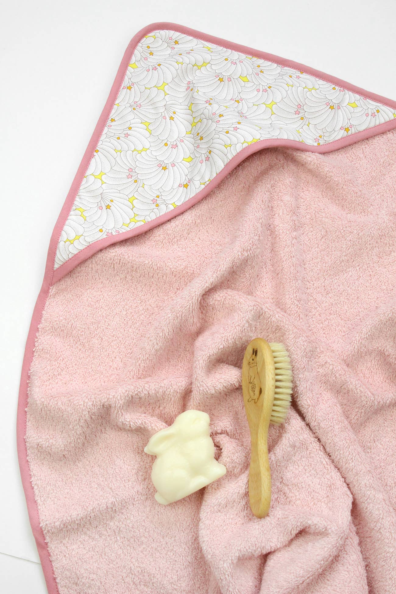 Liberty® Sponge and Fabric Baby Bath Cape: Jenny