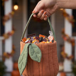 Pumpkin Basket | Quilted Storage Basket | Halloween Basket