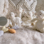 Bahbah the Lamb Organic Rubber Teether, Rattle & Bath Toy