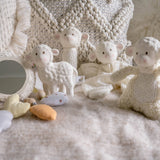 Bahbah the Lamb Organic Rubber Teether, Rattle & Bath Toy