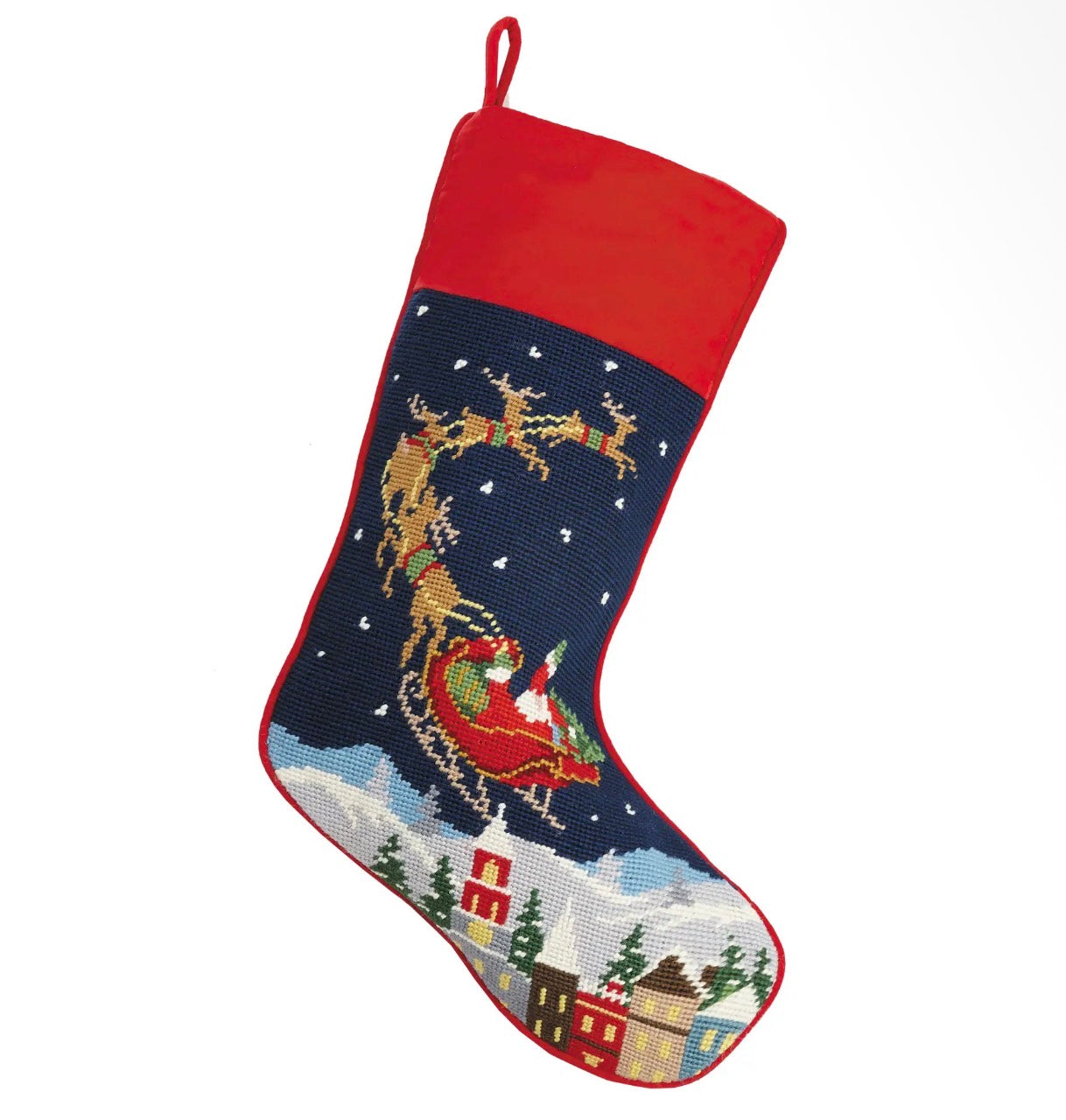 Santa and Reindeers NP Stocking