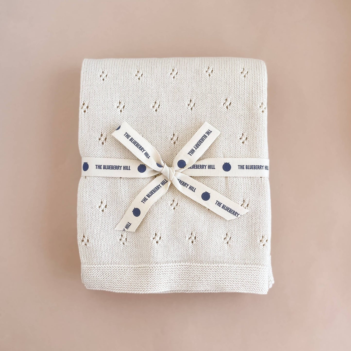 Heirloom Pique Blanket Cream Organic Cotton Baby Gift Summer