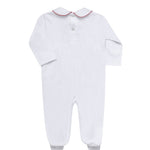 Christmas Tree Smocked Footie