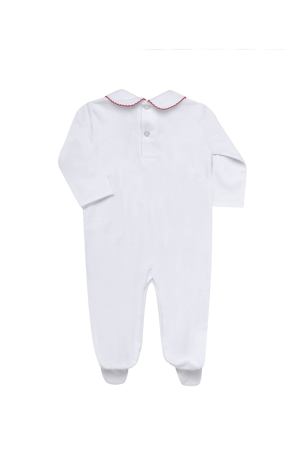 Christmas Tree Smocked Footie