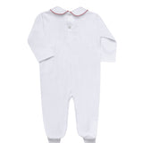 Christmas Tree Smocked Footie