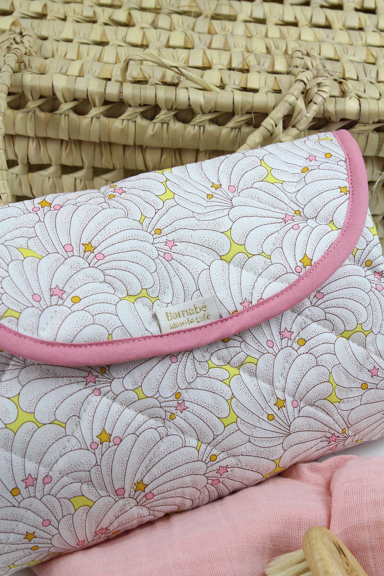 Liberty® fabric and PVC baby changing mat: Lison