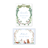 Woodland Blue: Milestone Cards - Set of 15