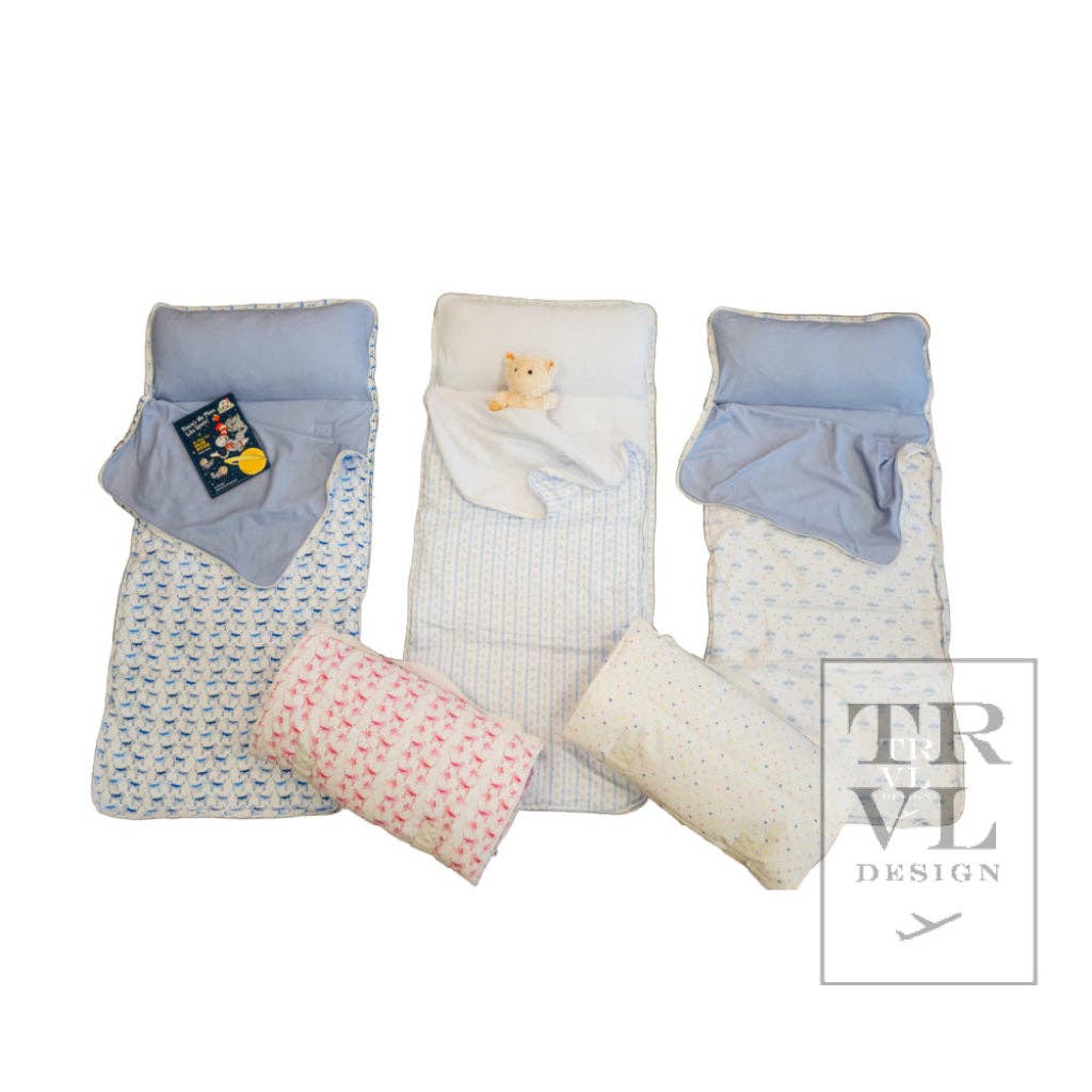 Nap Mat - Rest Up! Ribbon Floral Blue